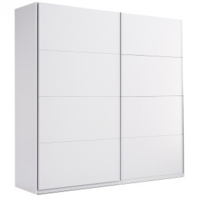 БЕЛЛА шкаф купе 200/240 см цвет глянец белый MiroMark 